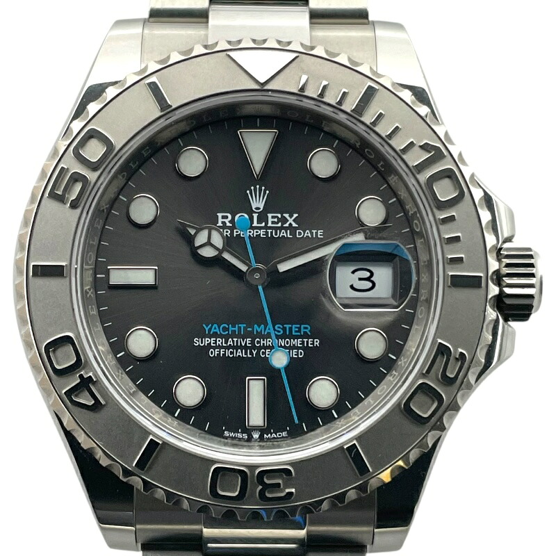 ロレックス ROLEX ヨットマスター40 126622 スレート Pt/SS 自動巻き メンズ 腕時計【中古】