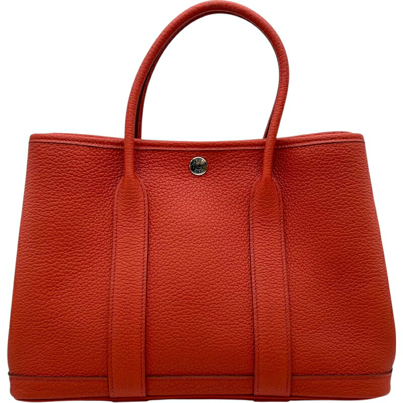 エルメス HERMES ガーデンパーティTPM　 U刻 ルージュデュセス SV金具 ネゴンダ レディース ハンドバッグ【中古】
