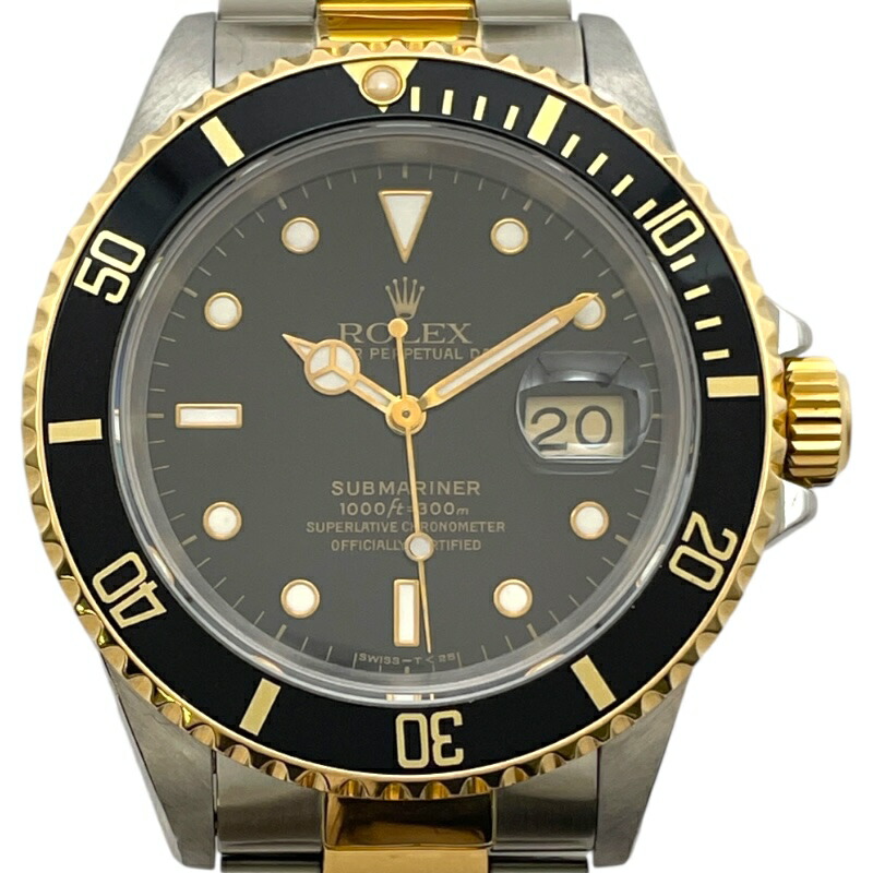 楽天市場】ROLEX ロレックス サブマリーナ 16618 K18YG イエロー