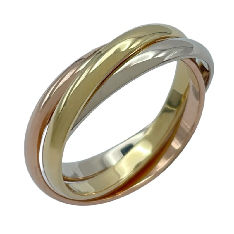 希少【付属品完備】カルティエ トリニティリング ピンキーリング #45 SM 希少【付属品完備】カルティエ トリニティリング ピンキーリング #45