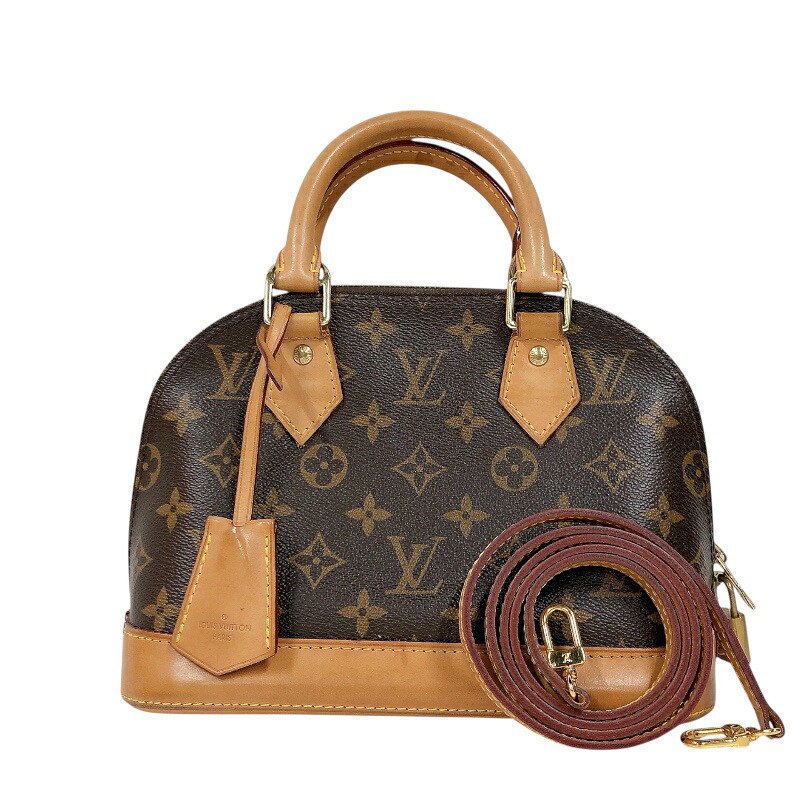 ルイ・ヴィトン LOUIS VUITTON アルマBB M53152 ブラウン モノグラム レディース ハンドバッグ【中古】