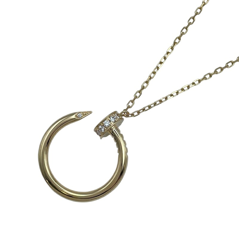 カルティエ Cartier ジュストアンクルダイヤネックレス ゴールド Au750 ジュエリー【中古】