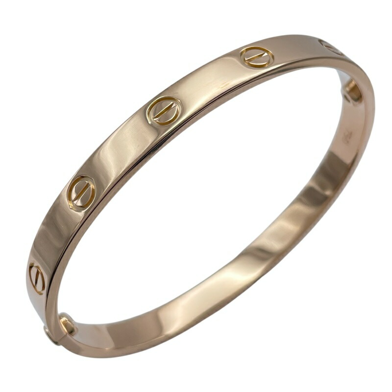 Cartier ラブブレス　ボックス Cartier 18k Rose Gold Love Bracelet, Size 16 w/ Box & Certificate