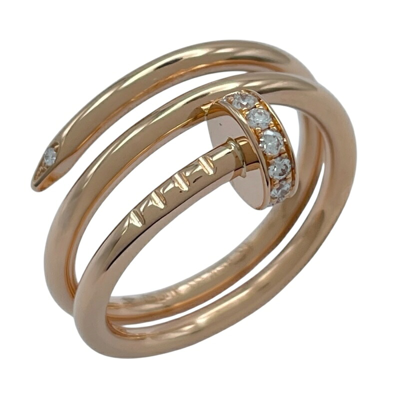 カルティエ Cartier ジュストアンクルダイヤリング ピンクゴールド Au750 ダイヤモンド ジュエリー【中古】|OKURA(おお蔵)店