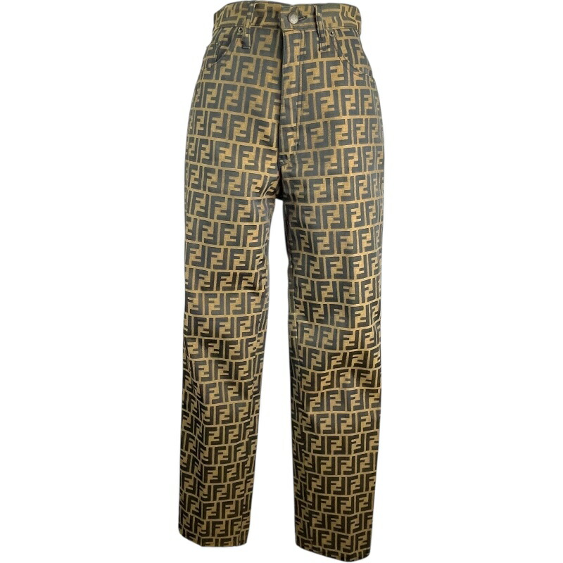 【美品】FENDI フェンディ ズッカ柄 パンツ ボトムス ジャガード 30 M 楽天市場】FENDI フェンディ D-HG-1234 ズッカ柄ジャガード パンツ
