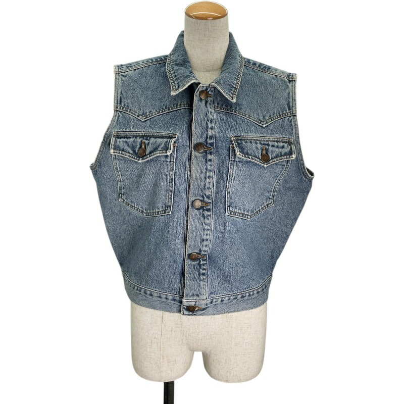 楽天市場】【中古】miu miuクロップドウールニットベスト オフホワイト