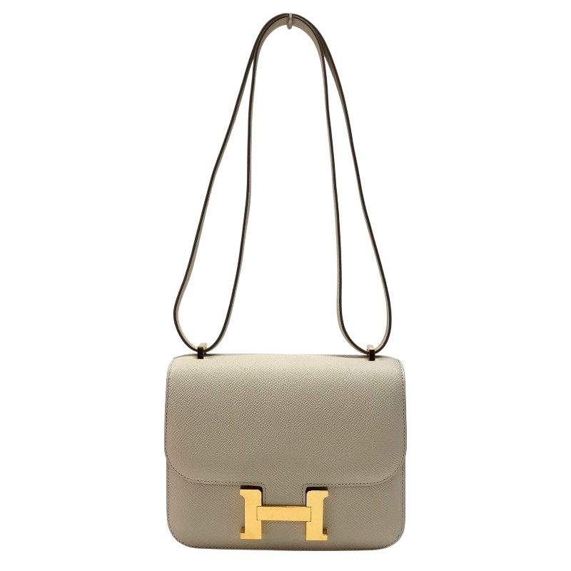 エルメス HERMES コンスタンス3ミニ B刻　(2023年製) クレ ゴールド金具 ヴォーエプソン レディース ショルダーバッグ【中古】