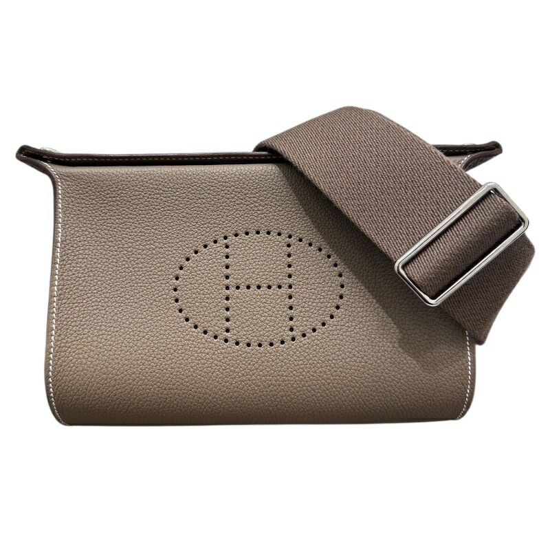 エルメス HERMES ヴィドポッシュ U刻印 エトゥープ トゴ ユニセックス ボディバッグ【中古】 244,800円