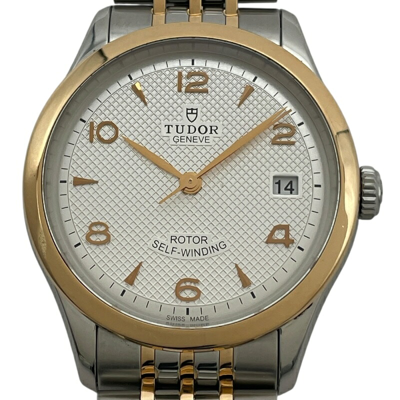 チューダー/チュードル TUDOR 1926 91451 ホワイト PG/SS 自動巻き メンズ 腕時計【中古】｜OKURA（おお蔵）店