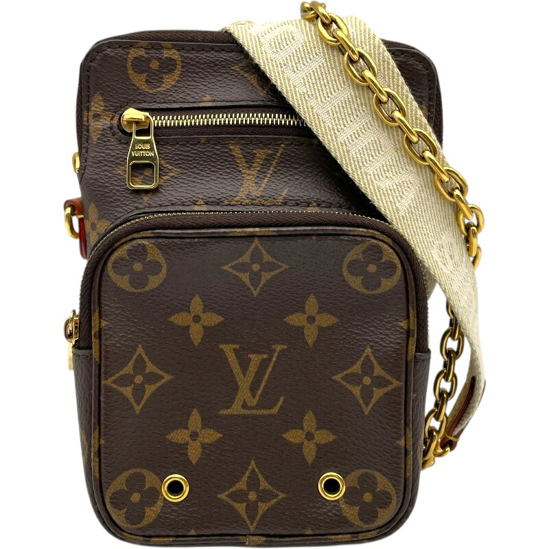 【6/1～ 最大限度30,000円OFFクーポン券！】ルイ・ヴィトン LOUIS VUITTON ユーティリティ・クロスボディ M80746 赤銅色 モノグラム レディース ショルダーバッグ【中古】