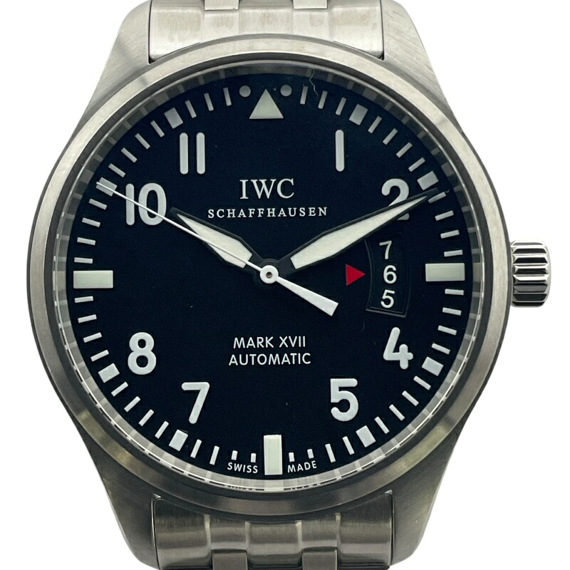 インターナショナルウォッチカンパニー IWC パイロットウォッチ マーク17 IW326504 ブラック SS 自動巻き メンズ 腕時計【中古】