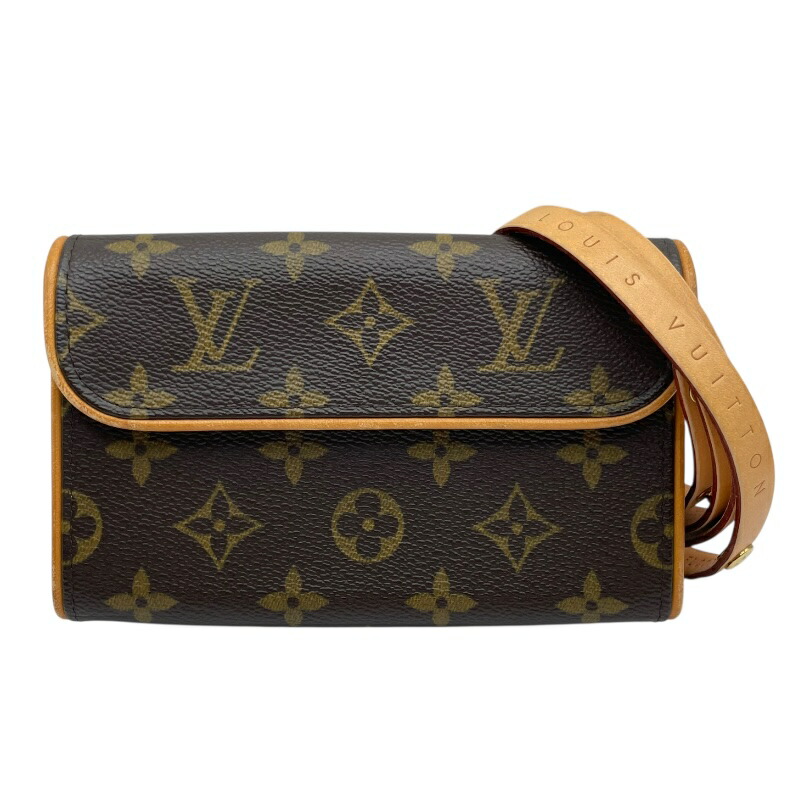 ルイ・ヴィトン LOUIS VUITTON ポシェットフロランティーヌ M51855 赤銅色 モノグラム帆布 レディース 車寄せ【中古】
