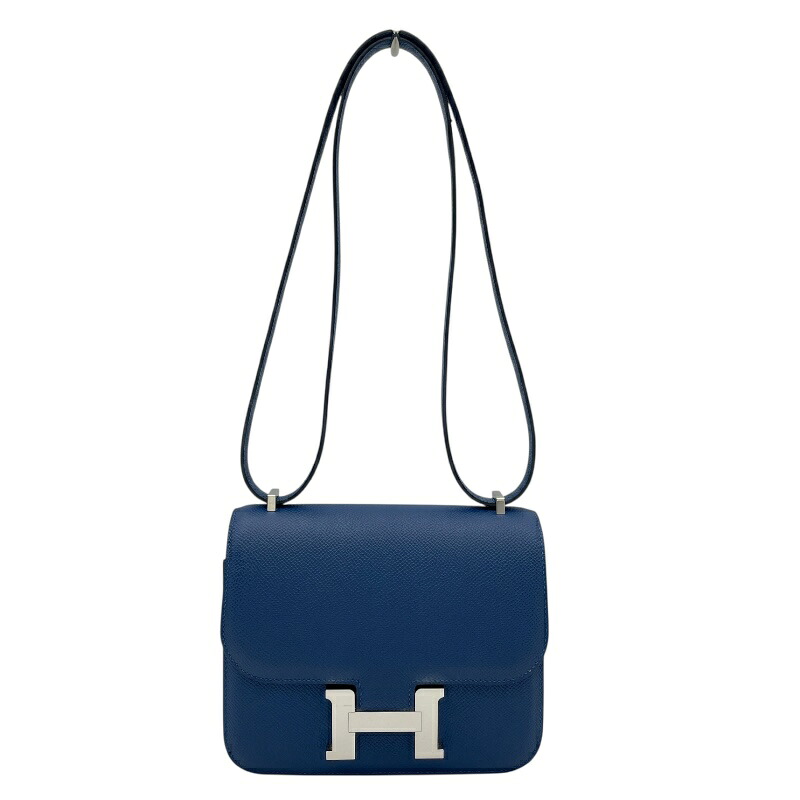 エルメス HERMES コンスタンス3ミニ K刻 ブルータイ SV金具 エプソン レディース ショルダーバッグ【中古】｜OKURA（おお蔵）店