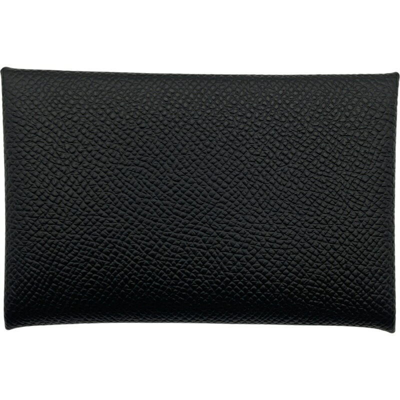 【6/1～ 最大限度30,000円OFF引き換え証！】エルメス HERMES カルヴィ W刻 黒いこと SV金具 エプソン メンズ 歌留多容れもの【中古】