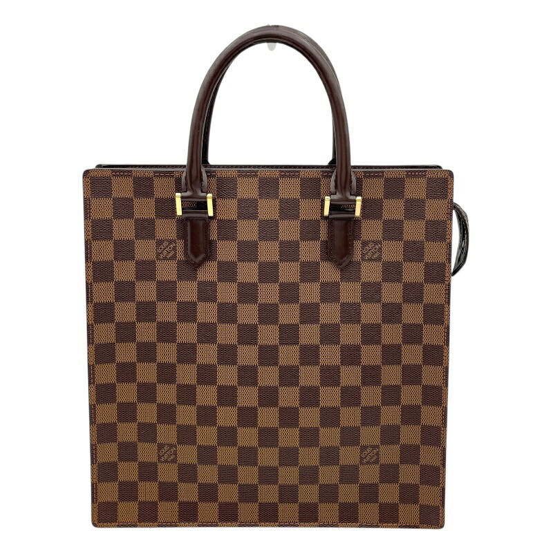 ルイ・ヴィトン LOUIS VUITTON ヴェニスPM N51145 ブラウン ダミエ・エベヌ レディース トートバッグ【中古】