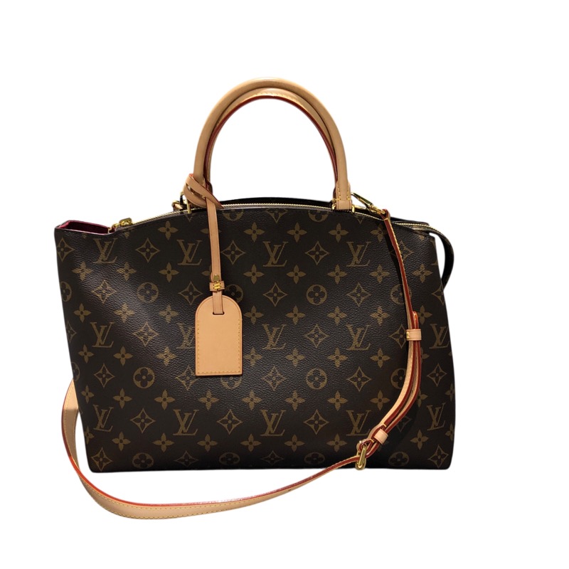 ルイ・ヴィトン LOUIS VUITTON グラン・パレMM M45898 赤銅色 モノグラム帆布 レディース ハンドバック【中古】