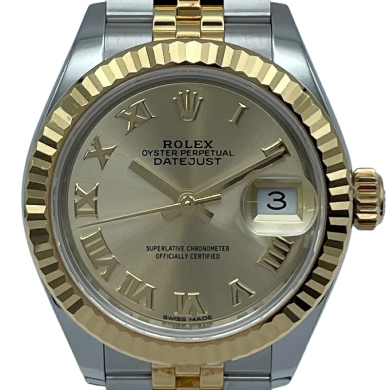 楽天市場】ロレックス ROLEX デイトジャスト28 279173 ゴールド K18/SS
