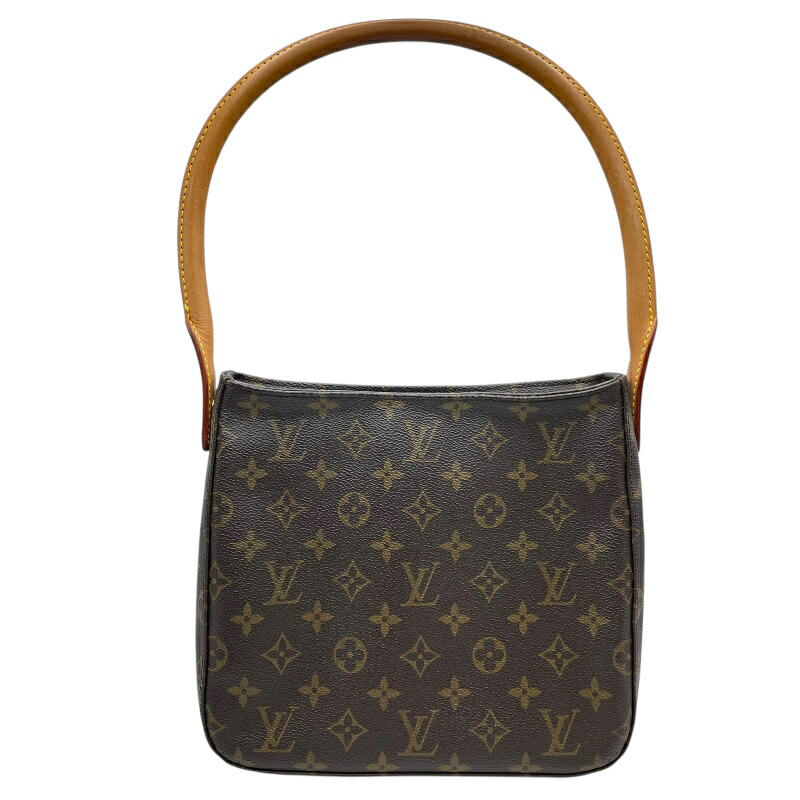 ルイ・ヴィトン LOUIS VUITTON ルーピングMM M51146 赤銅色 モノグラム帆布 レディース ショルダーバッグ【中古】