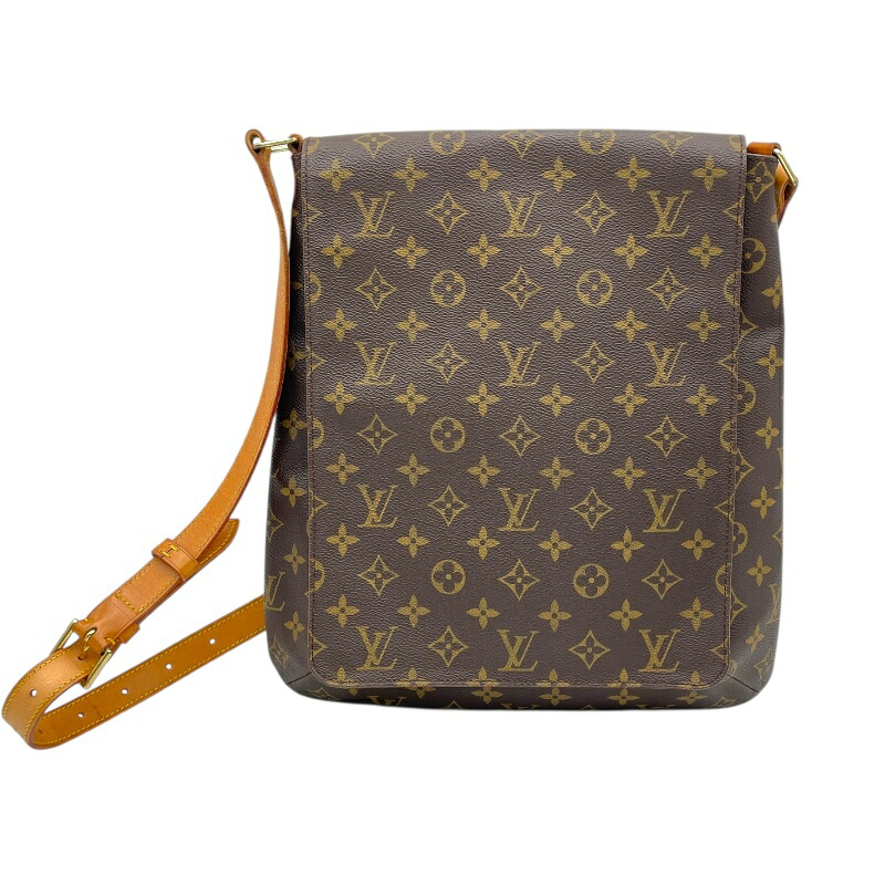 ルイ・ヴィトン LOUIS VUITTON ミュゼット M51256 赤銅色 モノグラム・帆布 レディース ショルダーバッグ【中古】