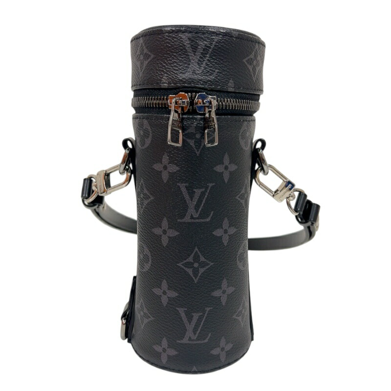ルイ・ヴィトン LOUIS VUITTON ポルトブテイユ GI0398 ブラック　シルバー金具 モノグラム・エクリプス ユニセックス ショルダーバッグ【中古】