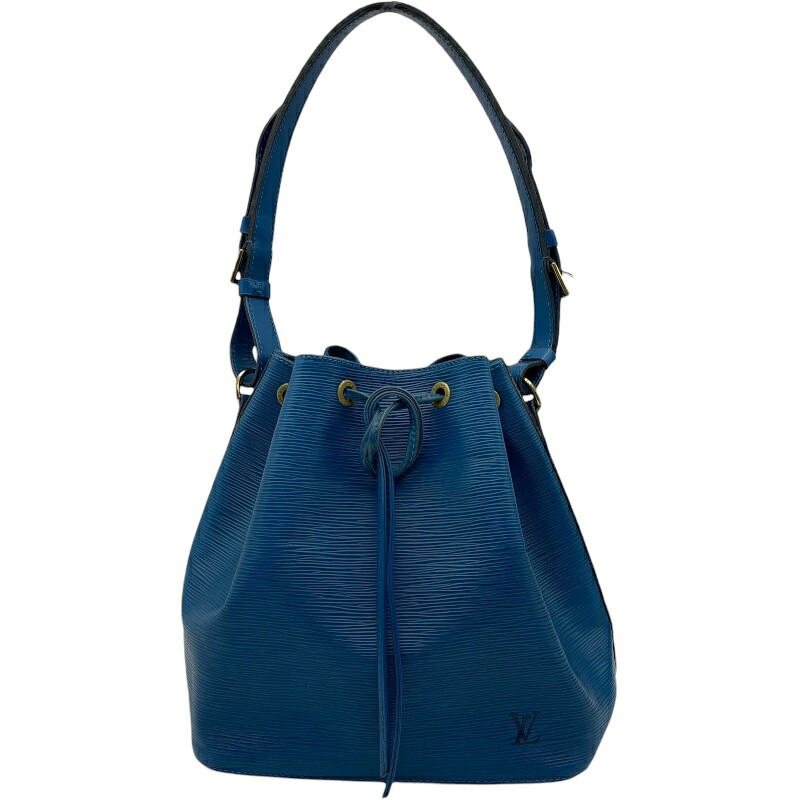 ルイ・ヴィトン LOUIS VUITTON プチノエ M44105 トレドブルー エピ レディース ショルダーバッグ【中古】