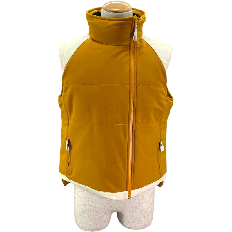 楽天市場】HERMES エルメス ダウンベスト メンズ ラム レザー シルク