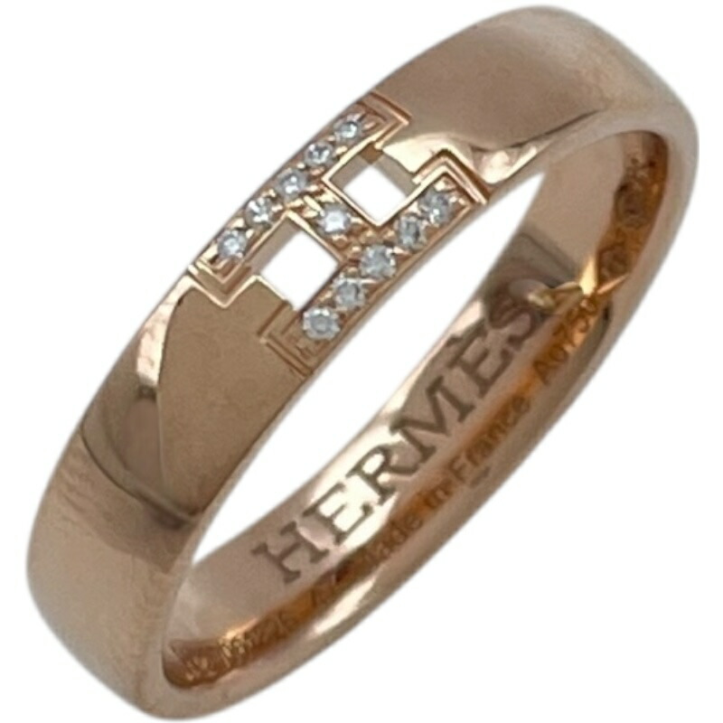 ま*え様 HERMES エルメス エヴァー・ヘラクレスリングK18WG 53 HERMES∽Ever Herakles エヴァー ヘラクレス 結婚指輪☆パリ速達