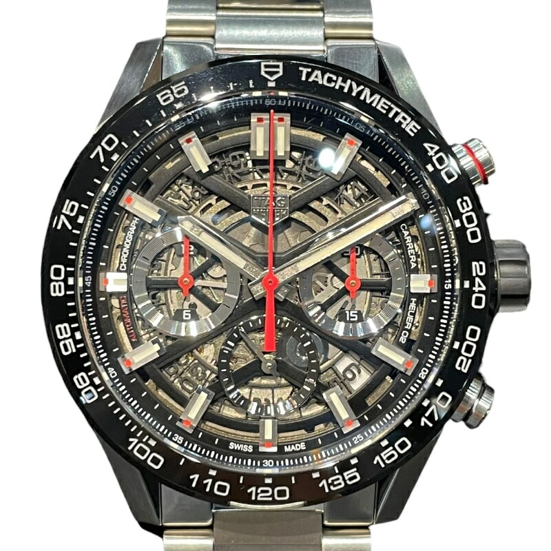 タグ・ホイヤー TAG HEUER カレラ キャリバーホイヤー02 クロノグラフ CBG2010.BA0662 ステンレススチール 自動巻き メンズ 腕時計【中古】