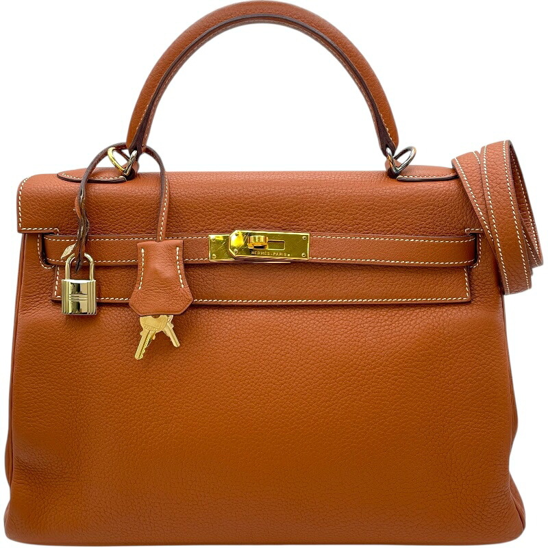エルメス HERMES ケリー32 内縫い □H刻 エトリュスク GD金具 トリヨン レディース ショルダーバッグ【中古】｜OKURA（おお蔵）店