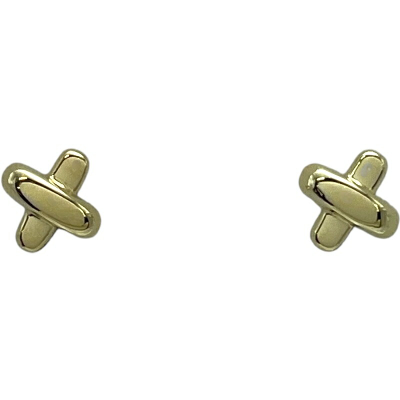 Tiffany タイニークロスピアス Tiffany & Co Cross Stech pierced earrings ティファニー クロス