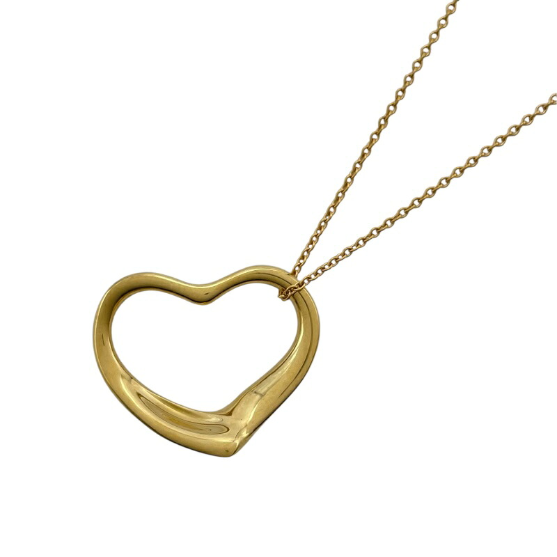 ティファニー TIFFANY&CO オープンハートネックレス ゴールド ジュエリー【中古】|OKURA(おお蔵)店