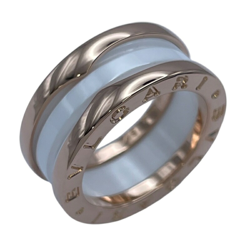 ブルガリ BVLGARI ビーゼロワンリング3バンド(S) ピンクゴールド Au750 ジュエリー【中古】