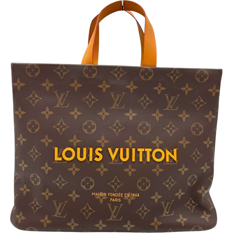 ルイ・ヴィトン LOUIS VUITTON ショッパー・トートMM M13928 赤銅色 モノグラム レディース トートバッグ【中古】
