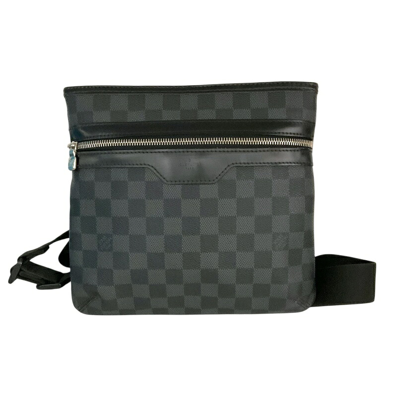 ルイ・ヴィトン LOUIS VUITTON トマス N58028 黒いこと ダミエキャンバス メンズ ショルダーバッグ【中古】
