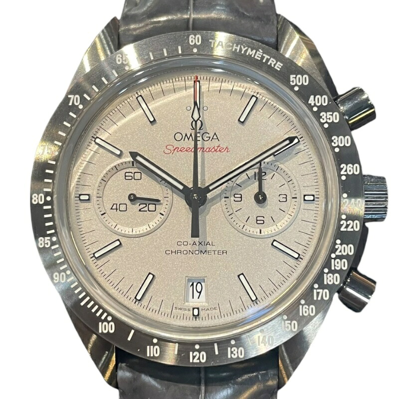 オメガ OMEGA ｽﾋﾟｰﾄﾞﾏｽﾀｰ ﾑｰﾝｳｫｯﾁ ｸﾞﾚｰｻｲﾄﾞ ｵﾌﾞ ｻ ﾞﾑｰﾝ 311.93.44.51.99.001 セラミック 自動巻き メンズ 腕時計【中古】