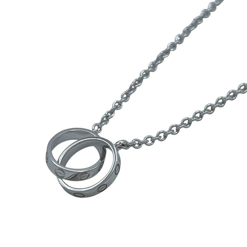 カルティエ Cartier ベビーラブネックレス ホワイトゴールド 750 ジュエリー【中古】｜OKURA（おお蔵）店