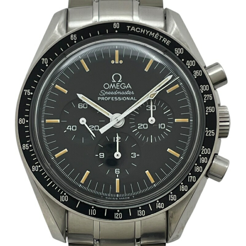 オメガ OMEGA スピードマスター プロフェッショナル 145.0022 ブラック SS 手巻き メンズ 腕時計【中古】