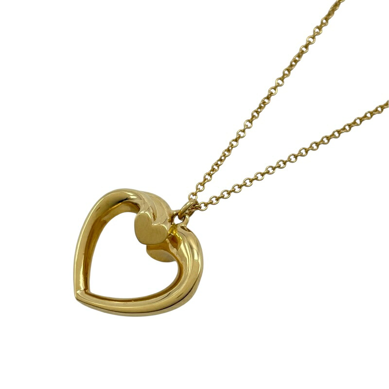 ティファニー TIFFANY＆CO テンダネスハートネックレス ゴールド K18YG ジュエリー【中古】
