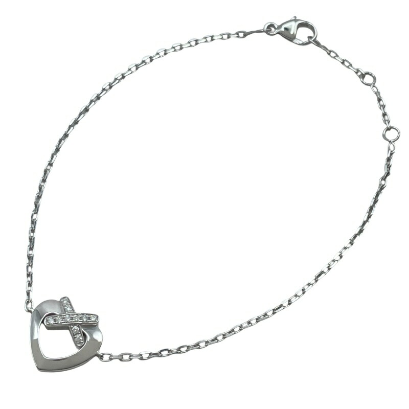 ショーメ CHAUMET リアンドゥハートブレス ホワイトゴールド Au750 ジュエリー【中古】 100,100円