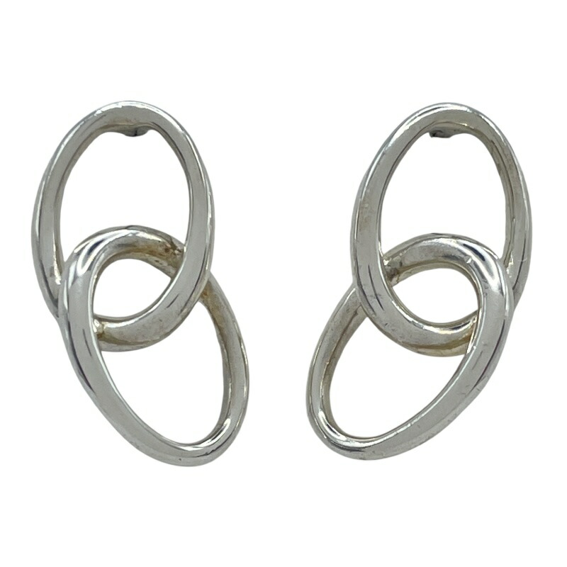 楽天市場】ティファニー ダブルループ イヤリング シルバー レディース