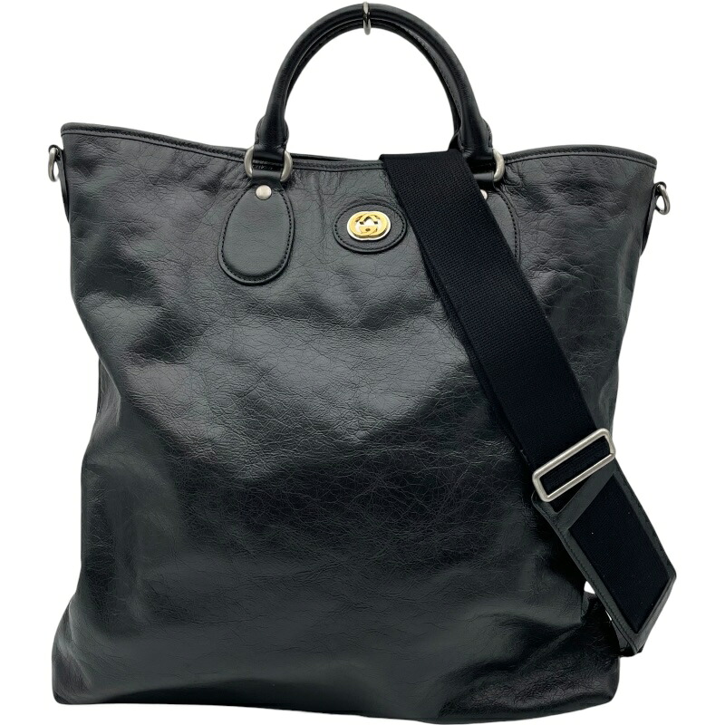 グッチ GUCCI GGマーモント 2WAY 575821 黒いこと なめし革 レディース ショルダーバッグ【中古】 レディースバッグ-ショルダーバッグ・メッセンジャーバッグ-バッグ