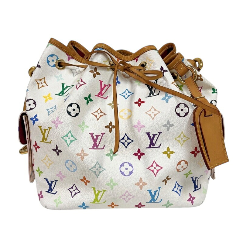 ルイ・ヴィトン LOUIS VUITTON プチノエ M42229 マルチカラー モノグラム・マルチカラー レディース ショルダーバッグ【中古】