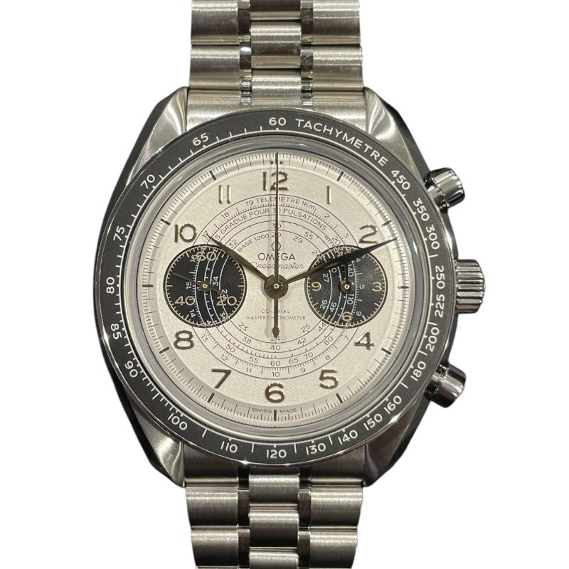 オメガ OMEGA スピードマスタークロノスコープパリ2024 522.30.43.51.02.001 シルバー SS メンズ 腕時計【中古】