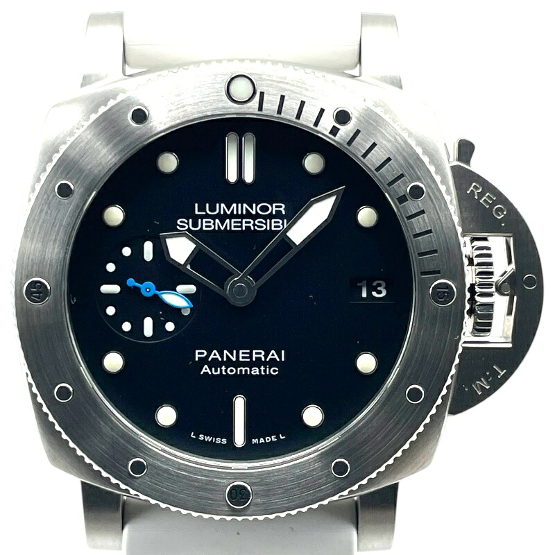 パネライ PANERAI ルミノール サブマーシブル 1950 3デイズ アッチャイオ PAM00682 ブラック SS 自動巻き メンズ 腕時計【中古】