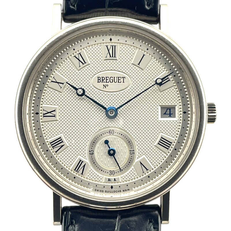 ブレゲ Breguet クラシックツインバレル 5920BB/15984 シルバー K18WG メンズ 腕時計【中古】