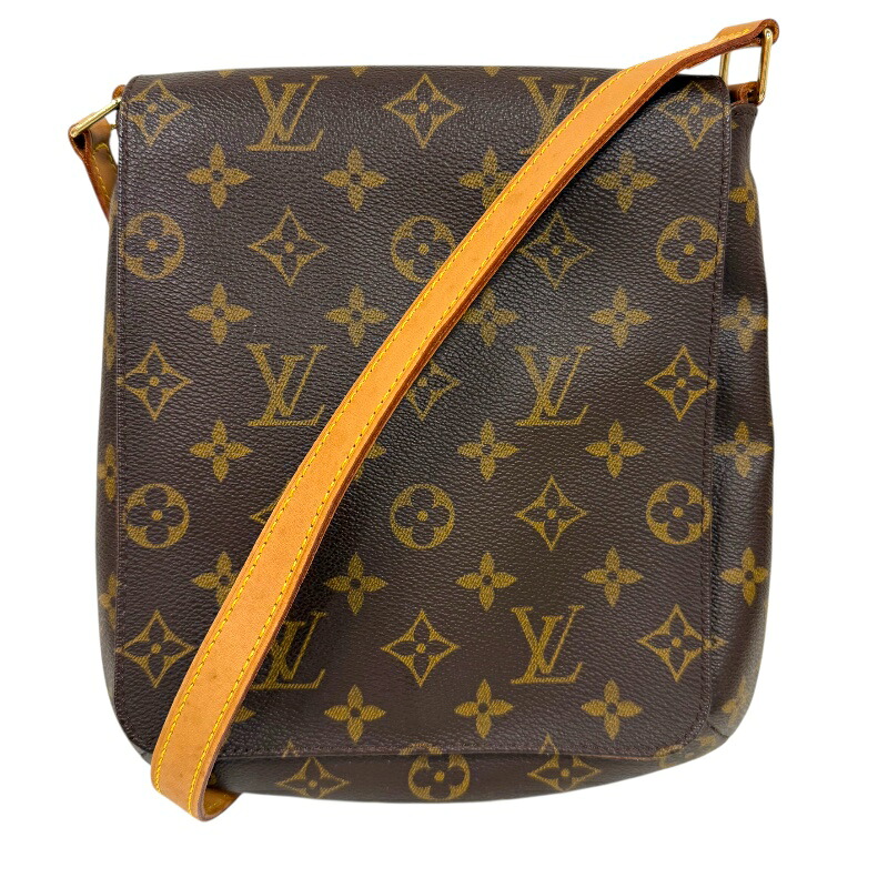 ルイ・ヴィトン LOUIS VUITTON ミュゼット・サルサ 遊撃手 M51258 赤銅色 ゴールド金具 モノグラム レディース ショルダーバッグ【中古】