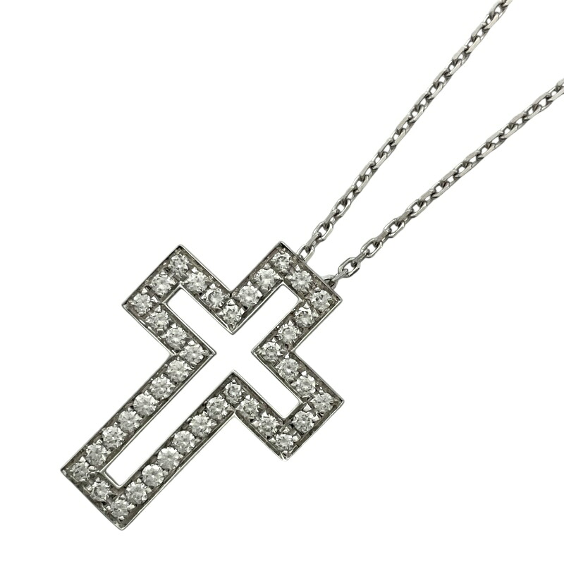 ブシュロン BOUCHERON ドゥーヴルヴューネック ホワイトゴールド 750 ジュエリー【中古】
