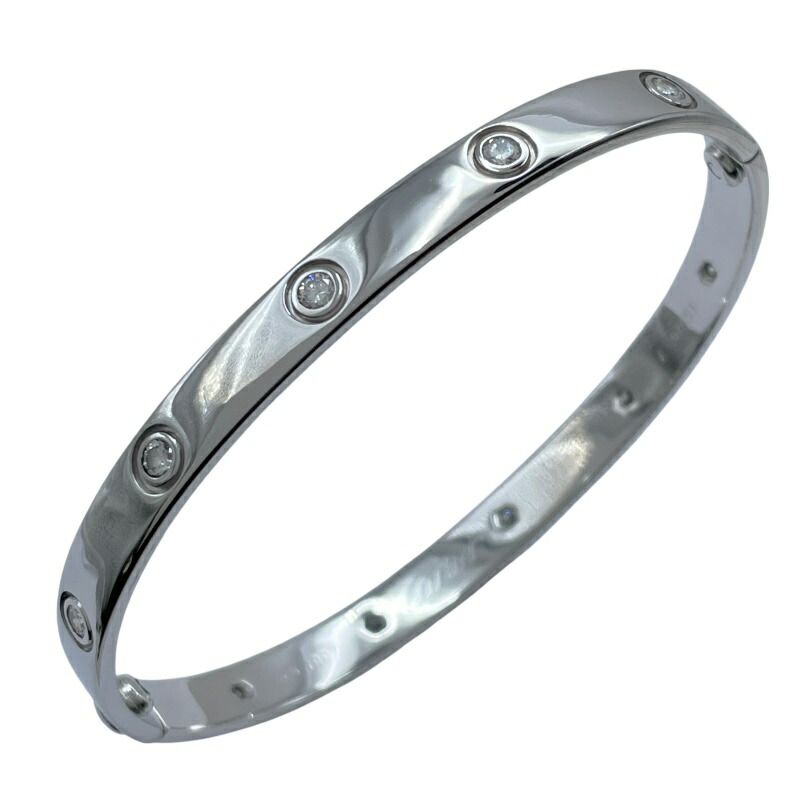 楽天市場】カルティエ ラブブレス SM 新型 PG アフターパヴェダイヤ