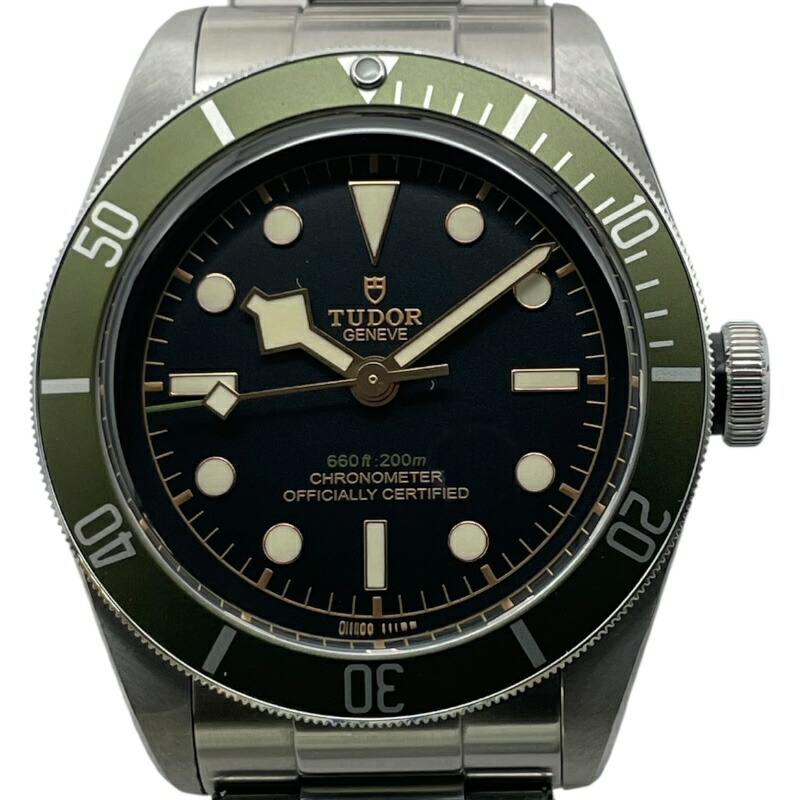 チューダー/チュードル TUDOR ヘリテージ ブラックベイ ハロッズ限定 79230G ブラック SS 自動巻き メンズ 腕時計【中古】