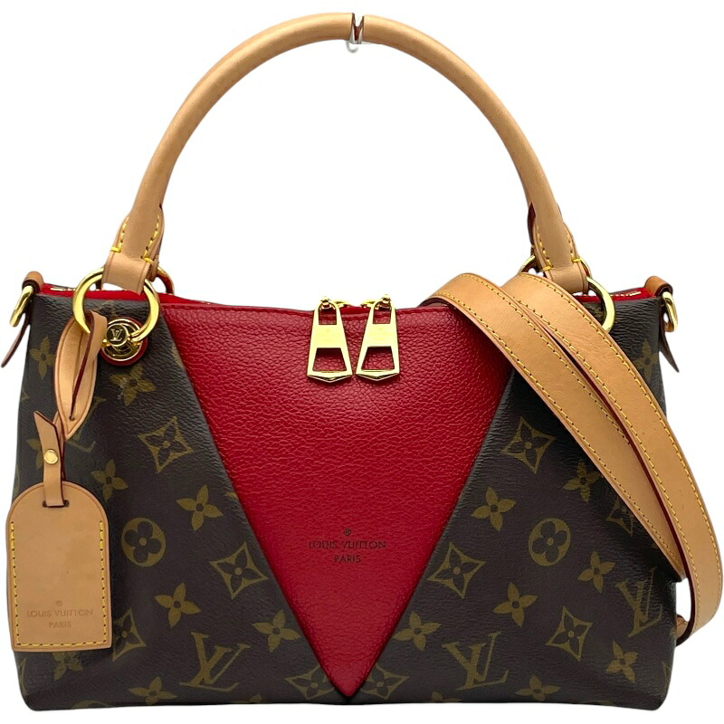ルイ・ヴィトン LOUIS VUITTON VトートBB M43966 ブラウン モノグラム レディース ショルダーバッグ【中古】
